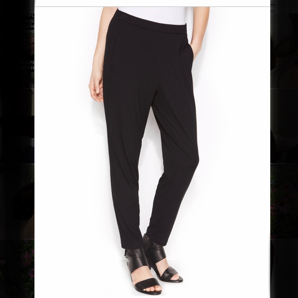 EILEEN FISHER Slim Ankle Slouchy Pants